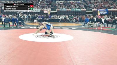 Quarterfinal - Sloan Giles, Fairfield/Power vs Dakota Zeiler, Saint Ignatius / Charlo