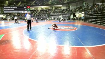 85 lbs Consi Of 8 #1 - Marcus Ruzek Jr., Backyard Brawlers Wrestling Club vs Brody Heath, Viking Youth Wrestling
