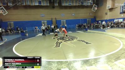 120lbs Cons. Round 6 - Matty Figueroa, Chiawana (Girls) vs Kimberly Madrigal, Granger (Girls)