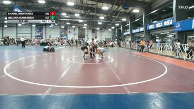 132 lbs Rr Rnd 2 - Anabel Rodriguez, Wrecking Crew Dream Crushers vs Lilliana Massenzio, Elite NJ Red