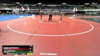 106 lbs Semis & Wb (16 Team) - Adam Gasteratos, Whitehall vs Ian Cheatham, Heritage