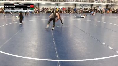 Elite 125 lbs Cons. Round 4 - Alejandro Rodriguez, North Iowa Area Community College vs Keno Vanier, Augsburg College