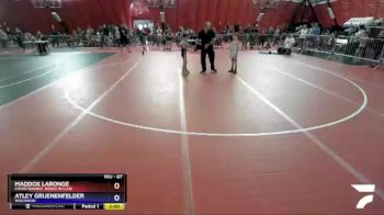 67 lbs Quarterfinal - Maddox LaRonge, CrassTrained: Weigh In Club vs Atley Gruenenfelder, Wisconsin