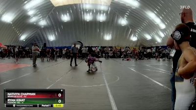 76 lbs Round 5 (10 Team) - Nathyn Chapman, Brawler Elite vs Ryan Kinat, Foundry WC