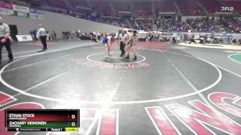 6A-138 lbs Quarterfinal - Ethan Stock, Mountainside vs Zachary Keinonen, Newberg