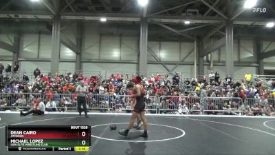 140 lbs Champ. Round 1 - Michael Lopez, Lion Elite Wrestling Club vs Dean Cairo, Atchison