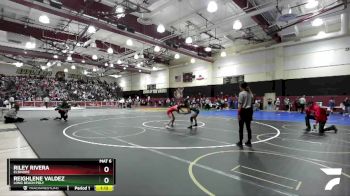 100 lbs Champ. Round 1 - Riley Rivera, Elsinore vs Reighlene Valdez, Long Beach Poly