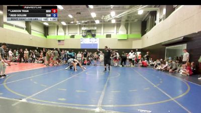 132 lbs Quarterfinal - Landon Tran, Roundtree Wrestling Academy vs Reid Solum, Team Alpha Wrestling