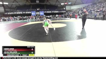 92 lbs Champ. Round 2 - Kevin Williams, Oak Harbor Wrestling Club vs Aiden Ungs, Forks Wrestling Club