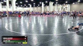 150 lbs Round 2 (8 Team) - Aidan Schoen, Team STL Black vs Caleb Cox, Carolina Exteme Blue