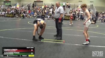 91 lbs Quarterfinal - Charlie Strezo, American Gladiators vs Alexander Ponce, Bulldog Premier