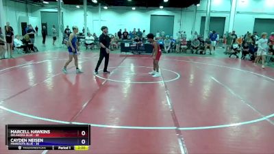 130 lbs Semis & 3rd Wb (16 Team) - Marcell Hawkins, Oklahoma Blue vs Cayden Neisen, Minnesota Blue