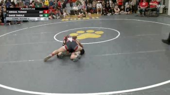 130 lbs Cons. Round 4 - Saige Theule, Kemmerer vs Abigail Turner, Uintah