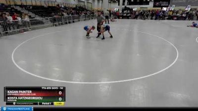 92 lbs Cons. Round 6 - Kosta Hatzigeorgiou, Missouri vs Kagan Painter, Bad Karma Wrestling Club