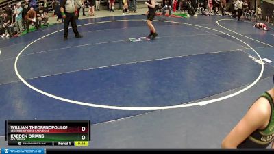 110 lbs Quarterfinal - Kaeden Orians, Gold Rush vs William Theofanopoulos, Legends Of Gold Las Vegas