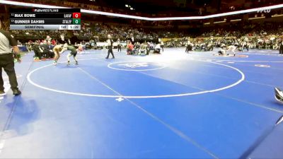 106 Class 4 lbs Semifinal - Max Rowe, Lafayette (Wildwood) vs Gunner Dahms, Staley