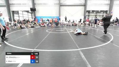 100 lbs Rr Rnd 4 - Mahmoud Elbardicy, VA Hammers vs Cooper Blair, Maine Trappers