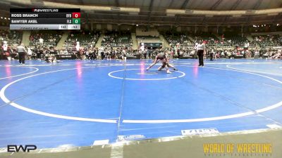 96 lbs Consi Of 16 #2 - Ross Branch, Backyard Brawlers vs Sawyer Akel, Florida Scorpions