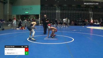 132 lbs Consolation - Will Zernich, Green Valley vs Jake Bergstrom, Foothill (Palo Cedro)