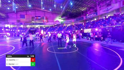 106 lbs Quarterfinal - Anthony Castillo, Victory Wrestling Club - VTC vs Conner Becker, Unattached