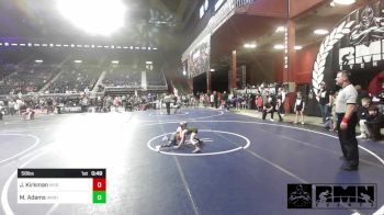 58 lbs Round Of 16 - Jack Kirkman, Heights WC vs Makhi Adams, Windy City WC