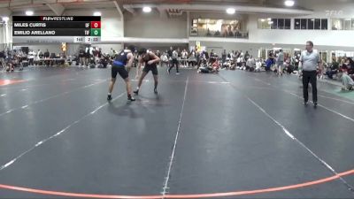 174 lbs Cons. Round 2 - Emilio Arellano, Tiffin vs Miles Curtis, Grand Valley State
