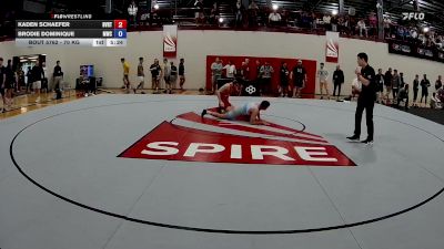 70 kg Cons. Round 2 - Kaden Schaefer, Buffalo Valley Regional Training Center vs Brodie Dominique, Michigan Wrestling Club