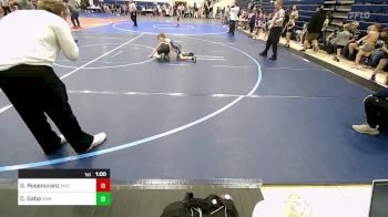 67 lbs Quarterfinal - Gunnar Rosencranz, Bentonville Wrestling Club vs Charlie Gaba, Mighty Bluebirds