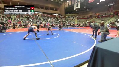 110 lbs Champ. Round 1 - Tate Traylor, Little Rock Wrestling Club vs Braxton Brothers, Bentonville Wrestling Club