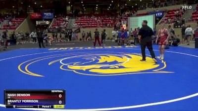 98 lbs Semifinal - Nash Denison, OK vs Brantly Morrison, OK