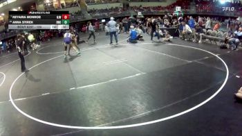 150 lbs Quarterfinal - Keyaira Monroe, Norfolk Jr Wrestling vs Anna Stirek, Blair Wrestling Club
