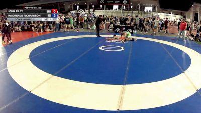 144 lbs Cons. Round 2 - John Riley, Ohio vs Kaidreaus Richardson, Illinois
