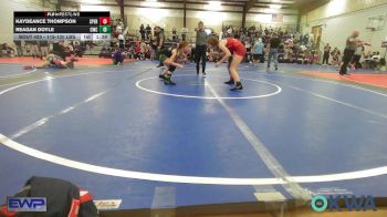 115-120 lbs Rr Rnd 4 - Kaydeance Thompson, Sperry Wrestling Club vs Reagan Doyle, Cowboy Wrestling Club