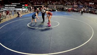 G 165 lbs Champ. Round 1 - Jenelle Rotunda, Chalmette Girls vs Maya Saldana, Kenner Discovery Health Science Girls