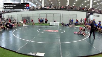 90 lbs Mckenzie Huling, Oklahoma vs Elise Martz, Oregon