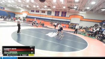 165 lbs Champ. Round 1 - Wills Bronson, John Carroll University vs Garrett Boyd, Wheaton
