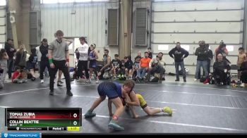 92 lbs Round 5 (6 Team) - Tomas Zubia, So Cal Hammers vs Collin Beattie, Quest