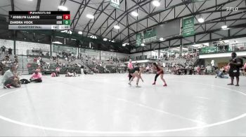 110-120 lbs Quarterfinal - Joselyn Llanos, Aurora (East Aurora) vs Zandra Vock, Oregon