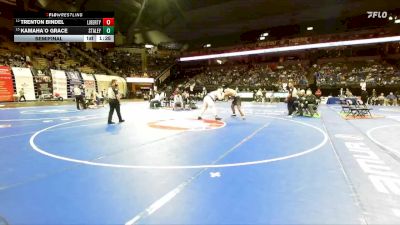 285 Class 4 lbs Semifinal - Trenton Bindel, Liberty vs Kamaha`o Grace, Staley