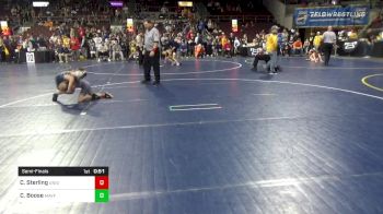 61 lbs Semifinal - Coady Sterling, Union City vs Colton Boose, Mayfield M.A.