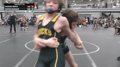 96 lbs Semis (4 Team) - Hunter Burhans, Brawler Elite vs Charles Heiple, 84 Athletes
