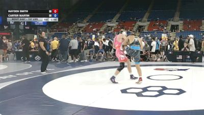 157 lbs Cons. Rd Of 64 - Hayden Smith, Ohio vs Carter Martin, Ohio