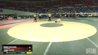 3A-165 lbs 1st Place Match - Brody Buzzard, Harrisburg vs Derek Katon, Rainier