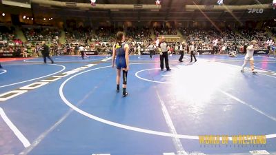 110 lbs Round Of 16 - Ruby Roof, Unattached vs Kaylee Simmons, OKC Saints Wrestling