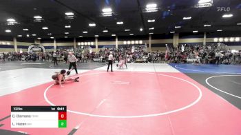 102 lbs Consi Of 8 #2 - Caleb Clemans, Ford Dynasty WC vs Lytning Hazen, Bay Area Dragons