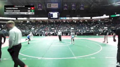 120 lbs Cons. Semi - Alexis Pieper, EWO3 vs Bradley Shaver, CWWA