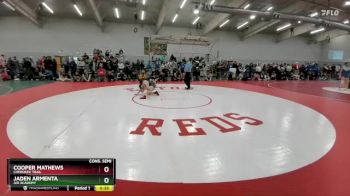 106 lbs Cons. Semi - Cooper Mathews, Cherokee Trail vs Jaden Armenta, Air Academy