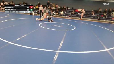 150 lbs Semifinal - Liam Harman, Lincoln Standing Bear vs Gavin Wiig, Wichern Garage Crew