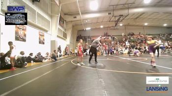 80 lbs Consi Of 4 - JP Cooper, Bristow Youth Wrestling vs Trenton Hall, Claremore Wrestling Club