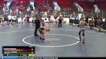 49 lbs Round 2 (6 Team) - Mazin Hmidan, Donahue Wrestling Academy vs Xavior Turner, ARES Red